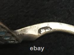 Beautiful Large 19 CM Spoon Cloisonne Enamel Silver 84 Russian Imperial Antiques