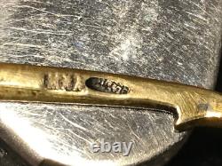 Beautiful Rare Russian Imperial Silver 84 Cloisonne Enamel Spoon Antique Russia