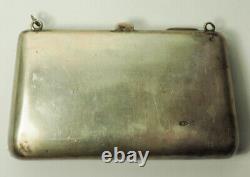 Beautiful antique Imperial Russian 84 silver small clutch purse bag Russia