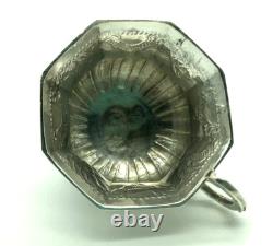 Catherine II Imperial Russian Antique 1795 Silver Charka Chased Cup Moscow Rare