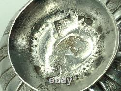Catherine II Imperial Russian Antique 1795 Silver Charka Chased Cup Moscow Rare