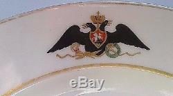 Czar Nicholas II Russian Plate Used By Imperial Family Last Czar Russia Signed