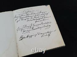 Danish Royal Family Signed Document Duchess Crown Princess Thyra Denmark Royalty