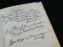 Danish Royal Family Signed Document Duchess Crown Princess Thyra Denmark Royalty