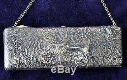 ESTATE SALE! ANTIQUE IMPERIAL RUSSIAN SILVER and GOLD EVENING PURSE / BAG