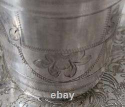 EXQUISITE Antique Imperial Russian Silver Shot Cup 1875