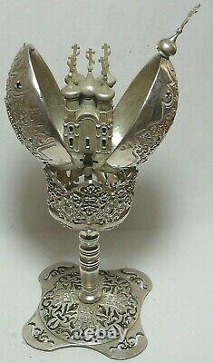 Easter Egg Box 84 Silver Imperial Russian Moscow 1909 Emerald Garnet