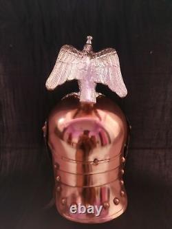 Elegant Imperial Look Russian Silver Eagle King Head German Picklehaube Helmet