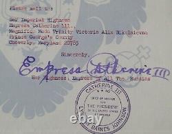 Empress Catherine III Russia Poland Signed Royal Document Russian Crown Royalty