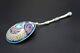 Extraordinary Imperial Russian 84 Sliver Cloisonne Enamel Serving Spoon, 1892