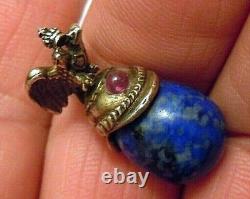 FABERGE Antique Imperial RUSSIAN EGG Pendant, 84 silver