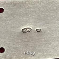 FABERGE Russian Imperial 88 Silver Bookmark