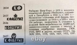 FABERGE Russian Imperial 88 Silver Bookmark