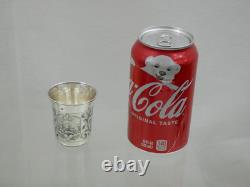 FINE ANTIQUE IMPERIAL RUSSIAN 84 SILVER NIELLO CUP BEAKER ARCHITECTURAL Moscow