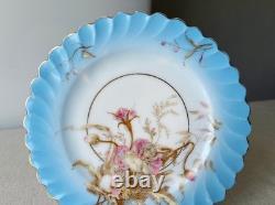 FINE ANTIQUE IMPERIAL RUSSIAN PORCELAIN Bowl PLATE KUZNETSOV FACTORY Art Nouveau