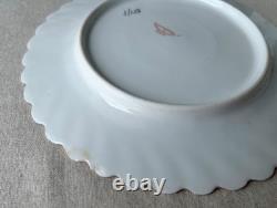 FINE ANTIQUE IMPERIAL RUSSIAN PORCELAIN Bowl PLATE KUZNETSOV FACTORY Art Nouveau