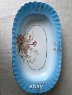 FINE ANTIQUE IMPERIAL RUSSIAN PORCELAIN PLATE KUZNETSOV Gardner