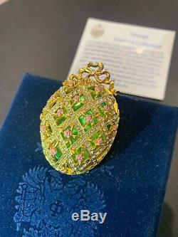 Faberge Egg Imperial HalfanEgg Ornament (RARE & Authentic)