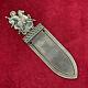 Faberge Imperial Russian 88 Silver Bookmark with Image of St. George