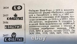 Faberge Imperial Russian 88 Silver Bookmark with Image of St. George