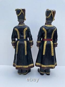 Faberge Rare Bronze Imperial Russian Cossack Guard Antique Gold Gilt Enamel 1912