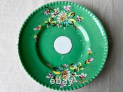 Fine Antique Imperial Russian Porcelain Plate Kuznetsov Factory 19 C