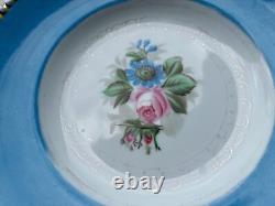 Fine Antique Imperial Russian Porcelain Plate Kuznetsov Factory Hand Painted 19c