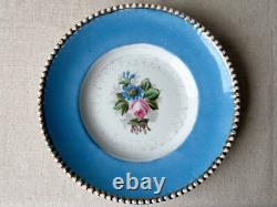 Fine Antique Imperial Russian Porcelain Plate Kuznetsov Factory Hand Painted 19c
