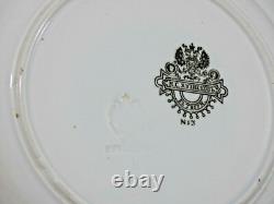 Fine Antique Imperial Russian Porcelain Plate Kuznetsov Factory Hand Painted 19c Fine Antique Imperial Russian Porcelain Plate Kuznetsov Factory Hand Painted 19c