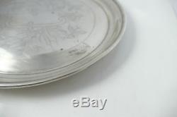 Fine Antique Russian Imperial 84 Silver Tray Salver Platter No Monos GUC