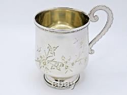 Fine Quality Antique Late 19th Century Russian Solid Silver Mug Cup Marked