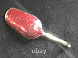 Gilt Enamel Shovel Spoon Russian Imperial Silver 84 Antiques Russia Famous Maker