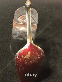 Gilt Enamel Shovel Spoon Russian Imperial Silver 84 Antiques Russia Famous Maker