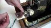 How To Thread A Vintage Round Bobbin Sewing Machine Singer 99k