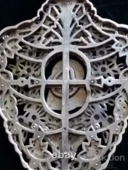 Huge Antique Imperial Russian Sterling Silver 84 Christian Church Cross Order