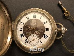 IMPERIAL RUSSIAN ALEXANDER III SILVER POCKET WATCH by W. Gabus (.)