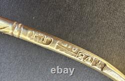 IMPERIAL RUSSIAN SILVER 84 NIELLO TEASPOON E. B. 1850's COLLECTABLES RARE FIND