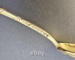 IMPERIAL RUSSIAN SILVER 84 NIELLO TEASPOON E. B. 1850's COLLECTABLES RARE FIND