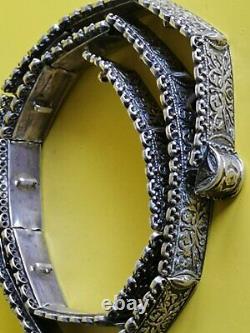 Imperial Russia. Silver. Russian. Caucasian Belt With Niello. 84. 389gram