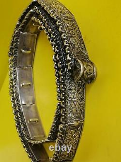 Imperial Russia. Silver. Russian. Caucasian Belt With Niello. 84. 389gram