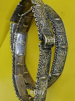 Imperial Russia. Silver. Russian. Caucasian Belt With Niello. 84. 389gram