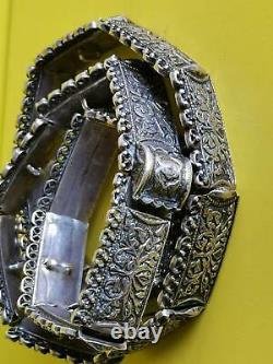 Imperial Russia. Silver. Russian. Caucasian Belt With Niello. 84. 389gram