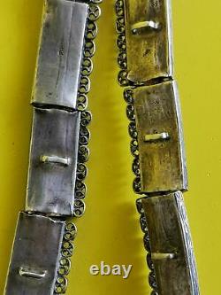 Imperial Russia. Silver. Russian. Caucasian Belt With Niello. 84. 389gram