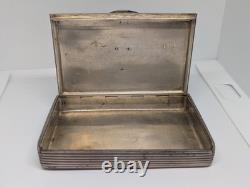 Imperial Russian 84 SilverCigarette Case St Petersburg Machine Gun Franz Ferdina