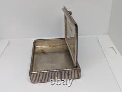 Imperial Russian 84 SilverCigarette Case St Petersburg Machine Gun Franz Ferdina