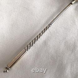 Imperial Russian 84 Zolotniki Silver Gilded Niello Spoon. C. 1908 Kokoshnik Mark