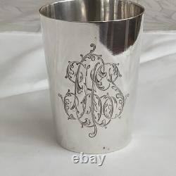Imperial Russian 84 Zolotniki Solid Silver Vodka Cup, C. 1900, St Petersburg