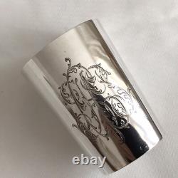 Imperial Russian 84 Zolotniki Solid Silver Vodka Cup, C. 1900, St Petersburg