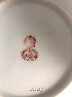 Imperial Russian Antique Gardner Cup & Saucer Decal Porcelain RARE, 1880-90