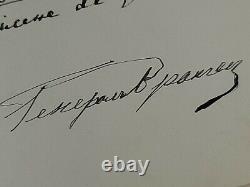 Imperial Russian Army Baron General Pyotr Nikolayevich Wrangel Signed Document